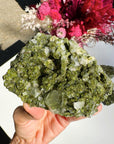 Epidote Quartz Cluster