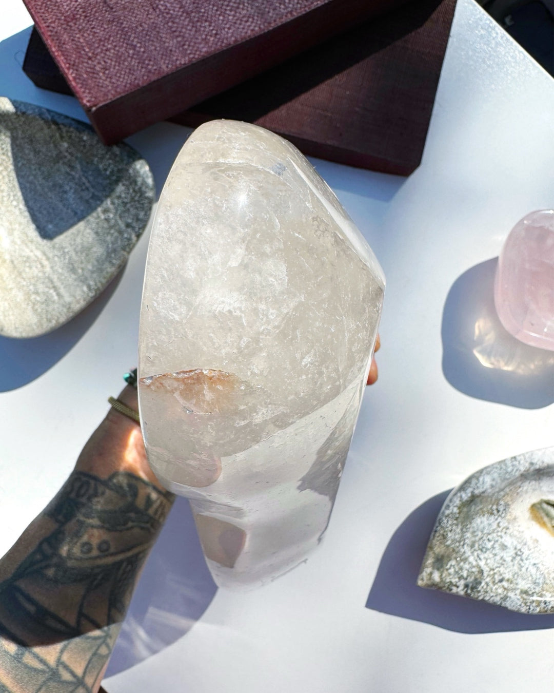 Light Smoky Quartz Dish - Baltic Mermaid