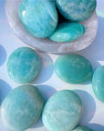 Amazonite Palm Stones