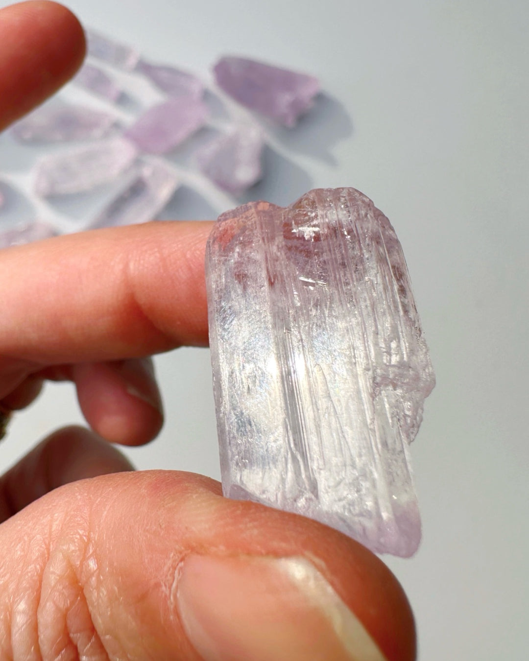 Raw Kunzite