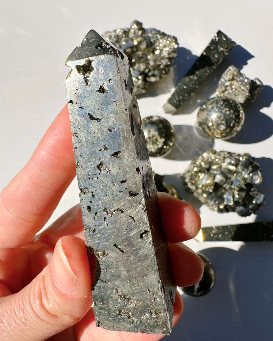 Pyrite Obelisk - Baltic Mermaid