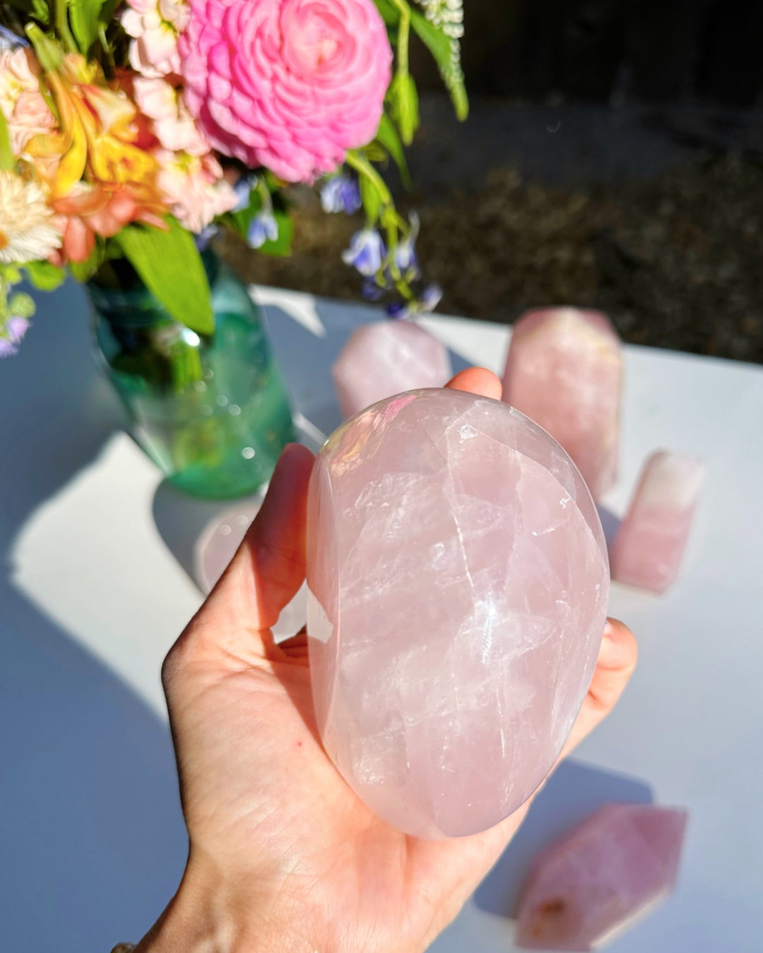 Rose Quartz Freeform - A