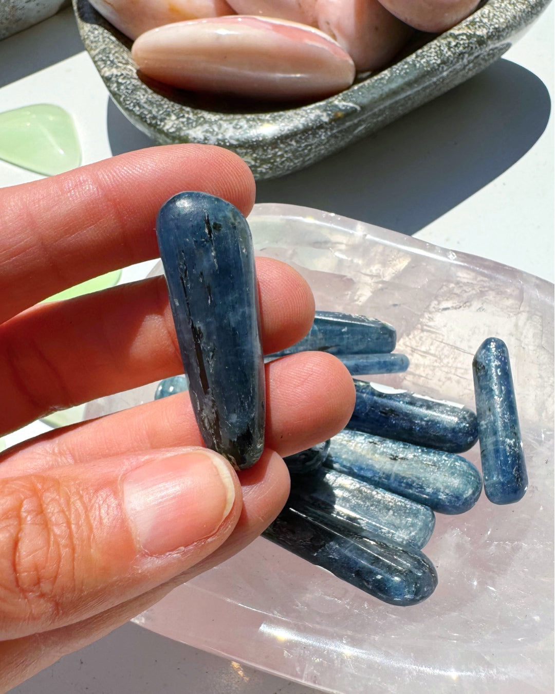 Polished Blue Kyanite Blades - Baltic Mermaid