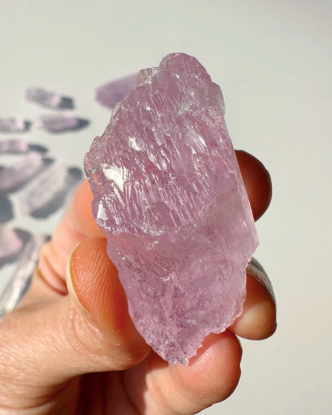 Raw Kunzite