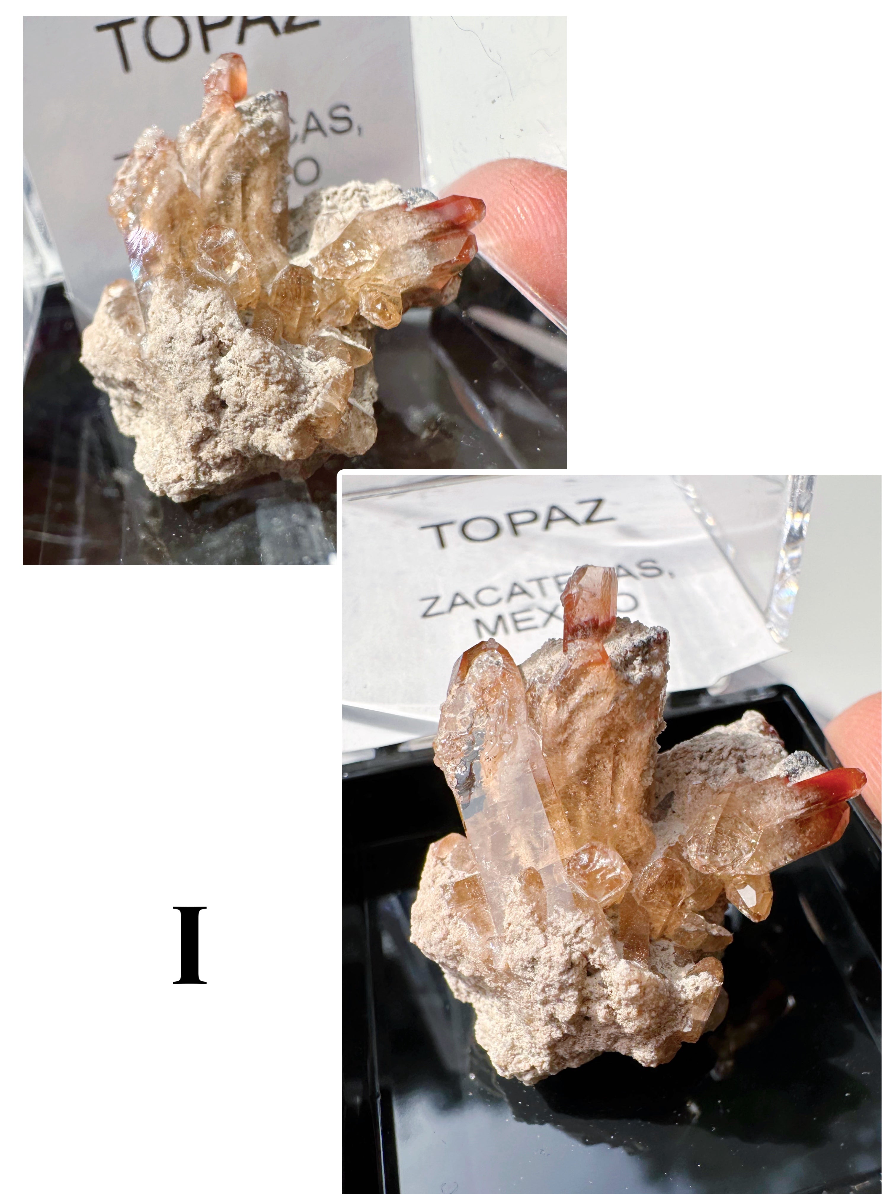 Natural Topaz Thumbnails in a Perky Box - from Zacatecas, Mexico - Baltic Mermaid