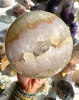 Amethyst Agate Sphere - Large