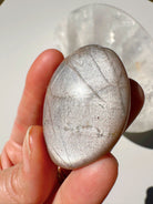 Sunstone & Peach Moonstone Palm Stone - O - Baltic Mermaid