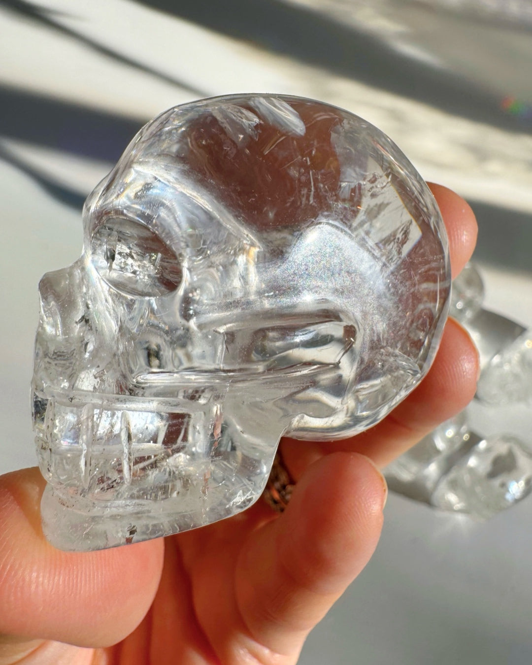 Clear Quartz Skull - Baltic Mermaid