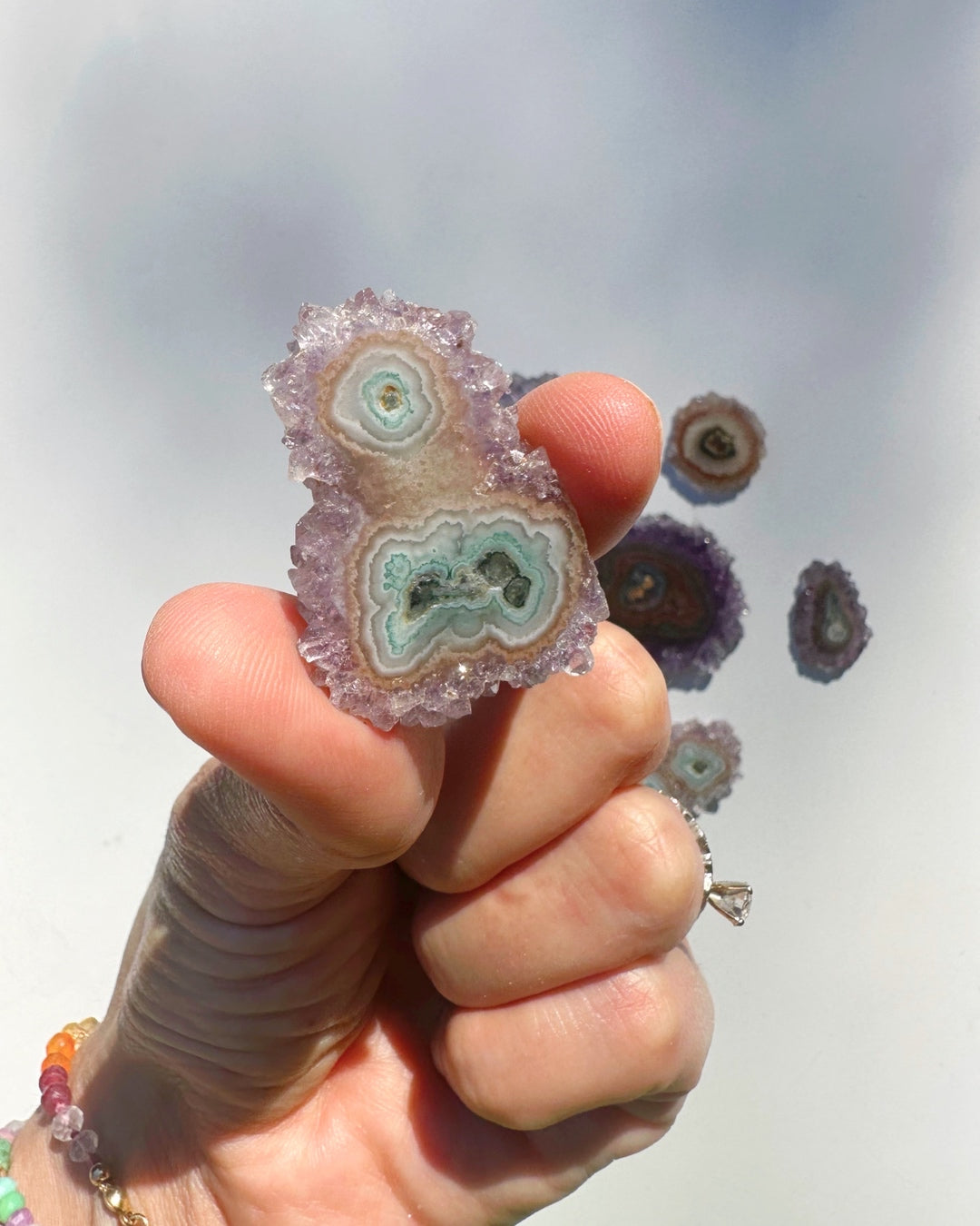 Amethyst Stalactite Slice D