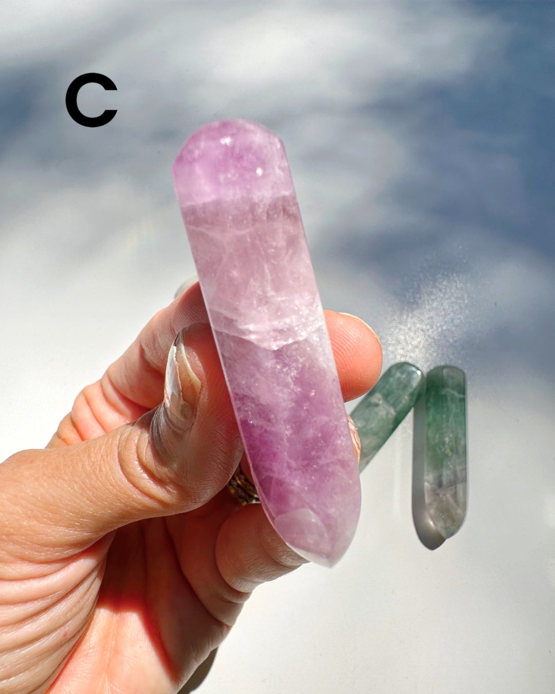 Fluorite Massage Wands - Baltic Mermaid
