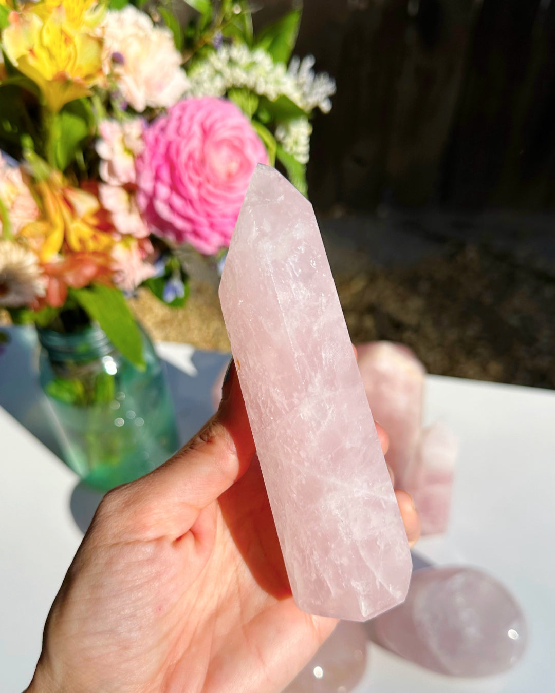 Rose Quartz Tower - Baltic Mermaid