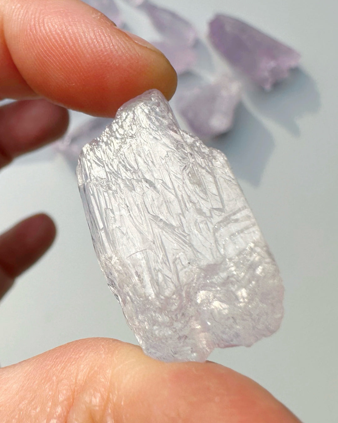 Raw Kunzite