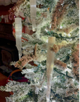 Selenite Icicle Ornaments - Set of 3