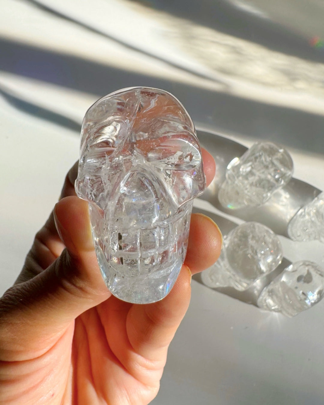 Clear Quartz Skull - Baltic Mermaid