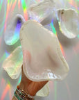 White Calcite Dish F