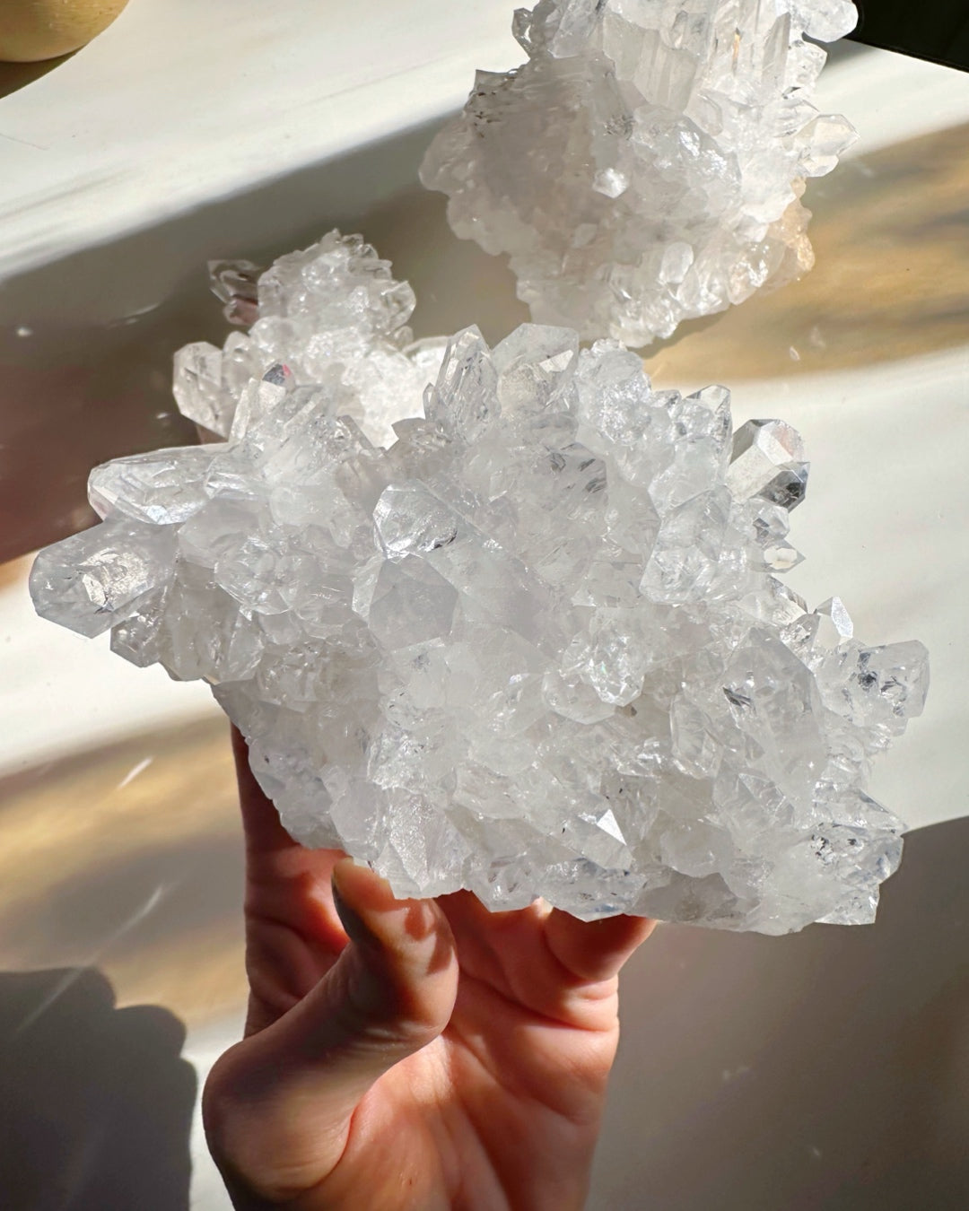 Clear Quartz Cluster - Baltic Mermaid