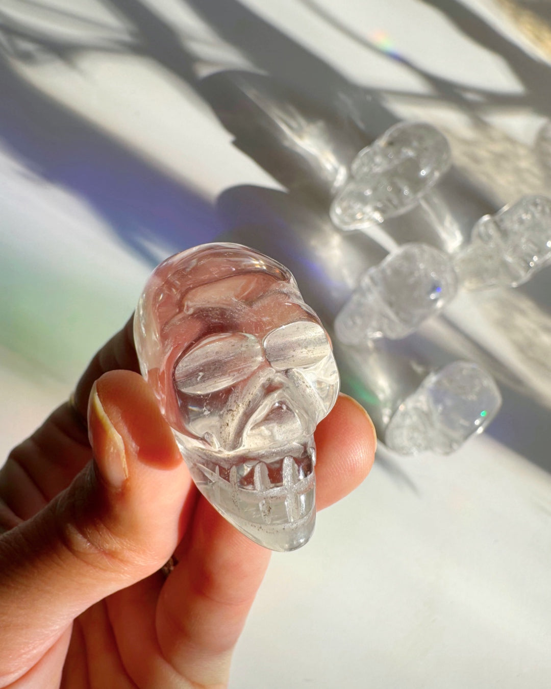 Clear Quartz Skull - Baltic Mermaid