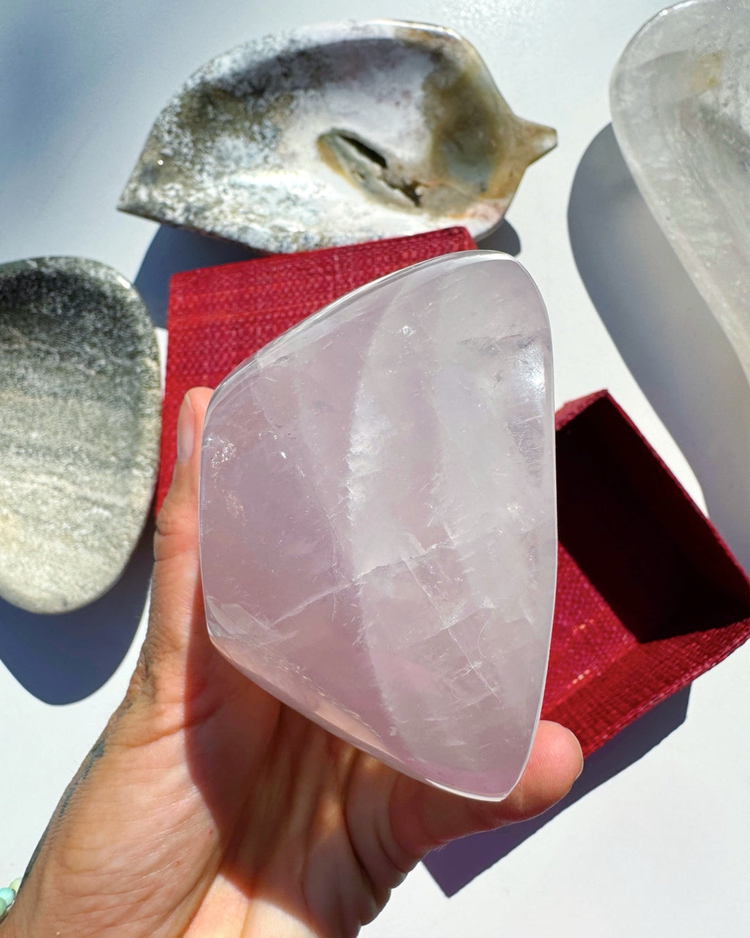 Rose Quartz Dish - Baltic Mermaid