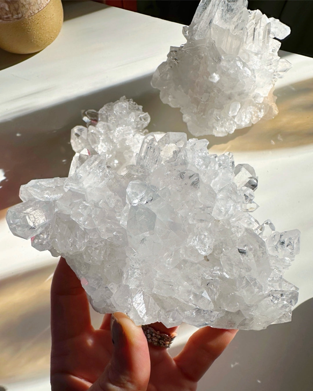 Clear Quartz Cluster - Baltic Mermaid