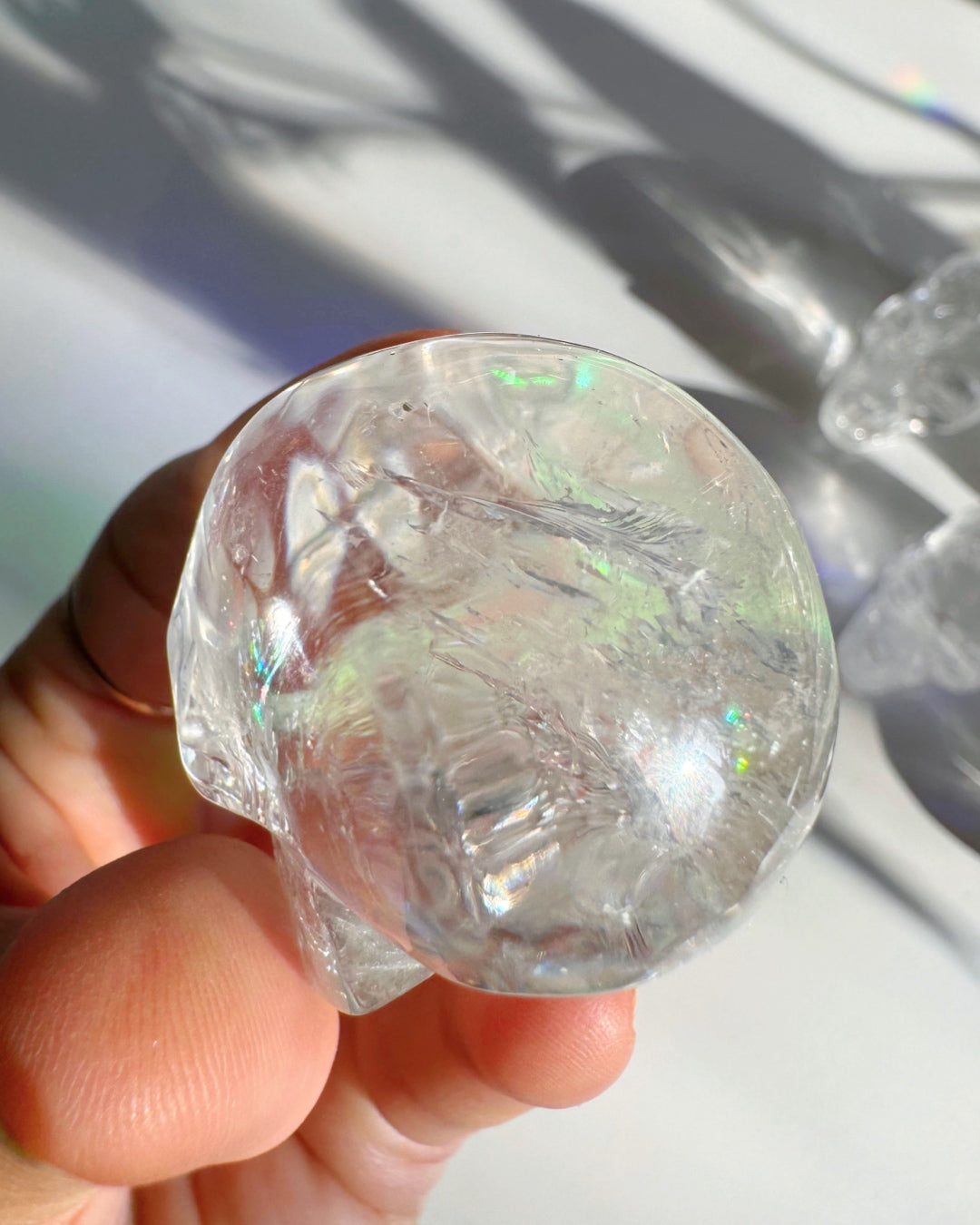 Clear Quartz Skull - Baltic Mermaid