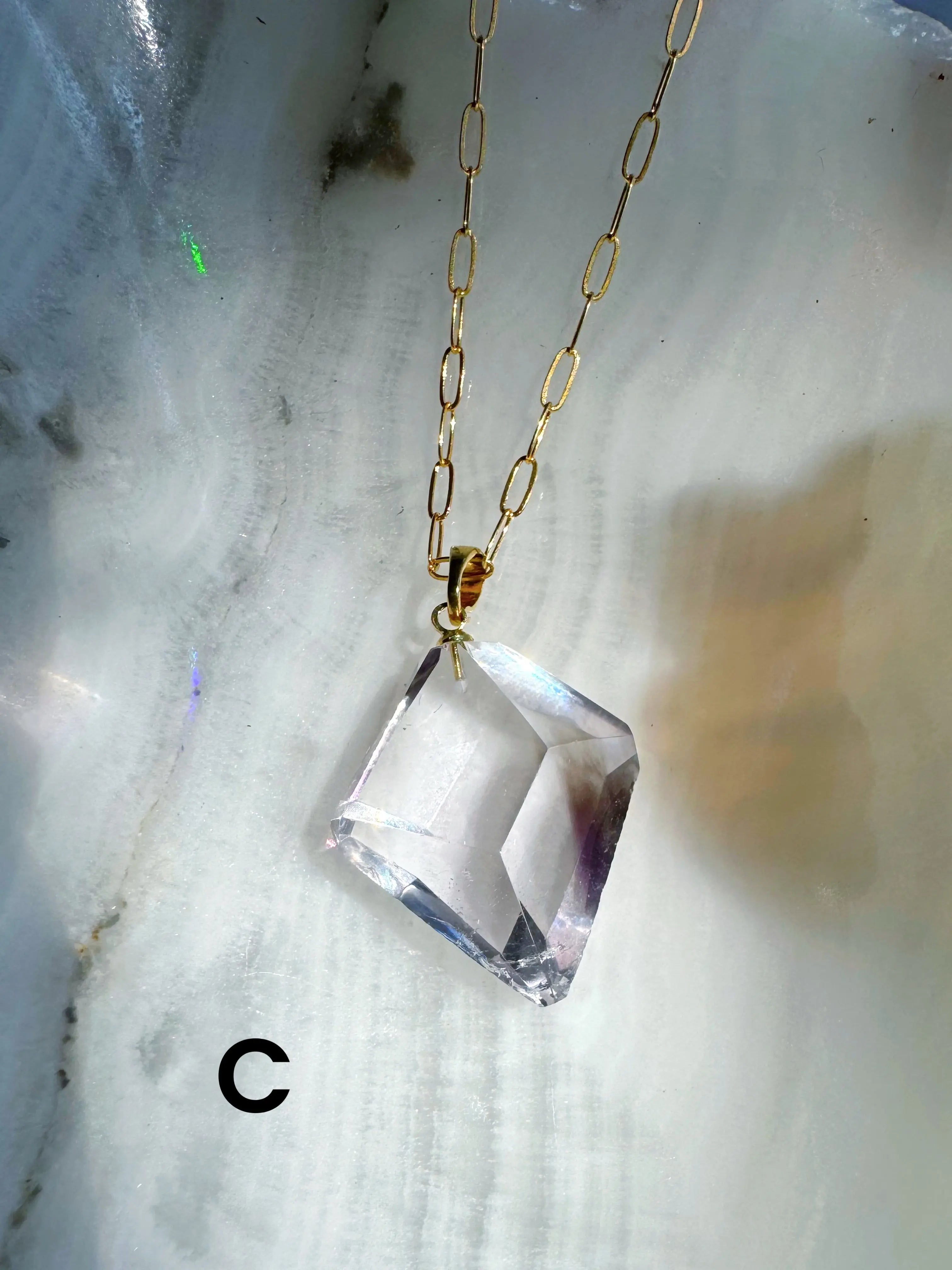 AAA Rose de France Amethyst Pendant 14k Gold Filled Necklace Baltic Mermaid