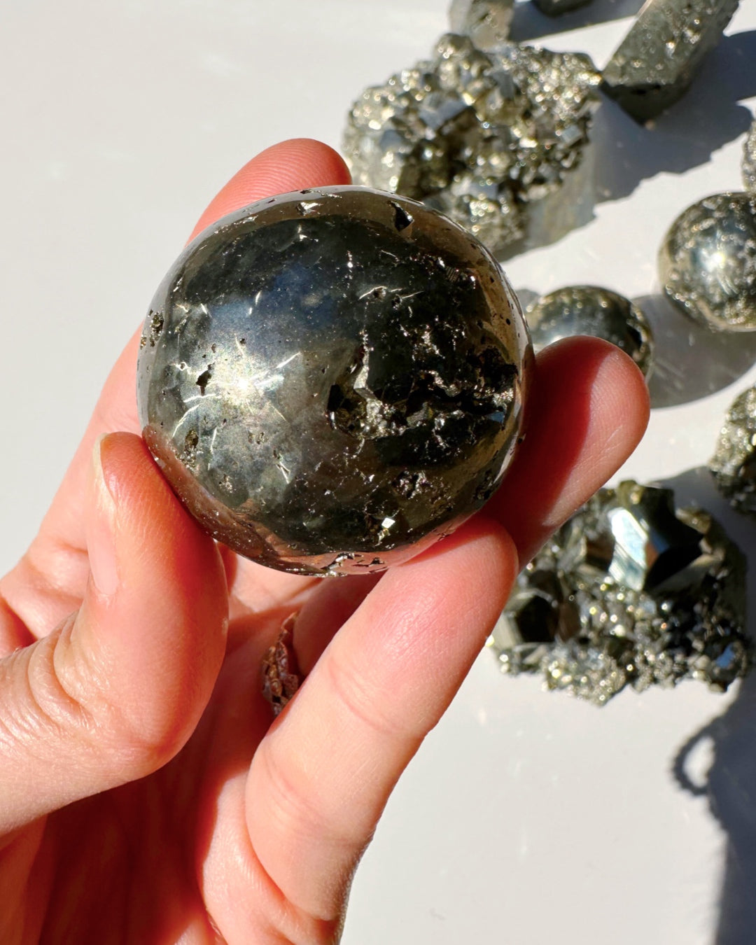 Pyrite Sphere - Baltic Mermaid