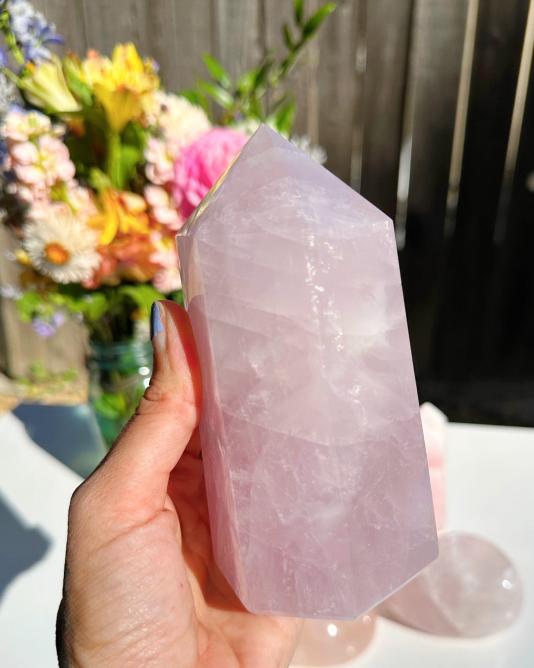 Rose Quartz Tower - Baltic Mermaid