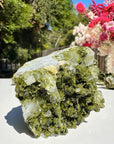 Epidote Quartz Cluster