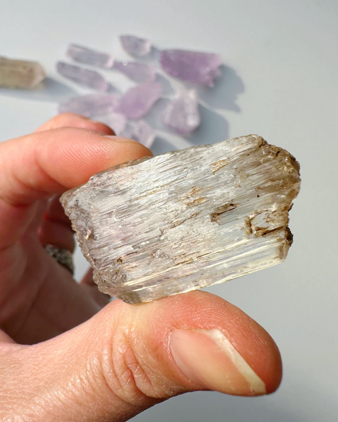 Raw Kunzite - Baltic Mermaid