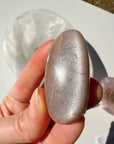 Sunstone & Peach Moonstone Palm Stone - P