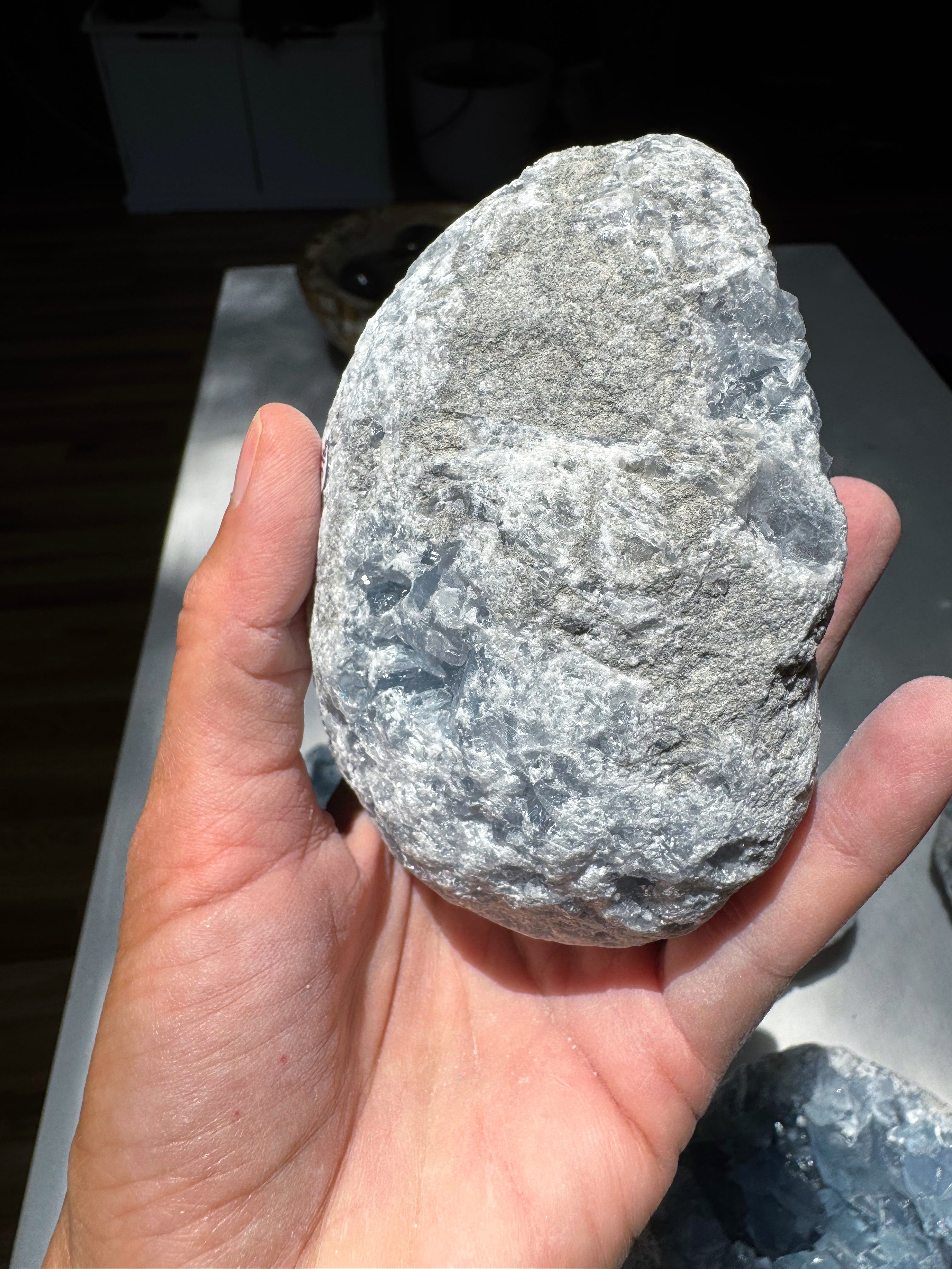 Celestite Cluster Baltic Mermaid