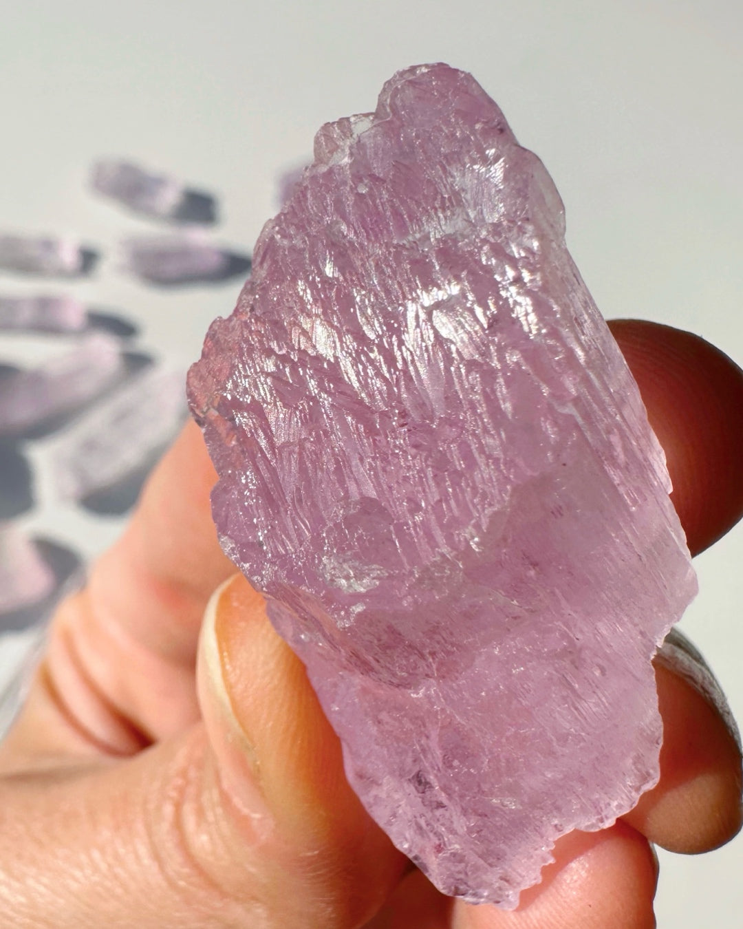 Raw Kunzite