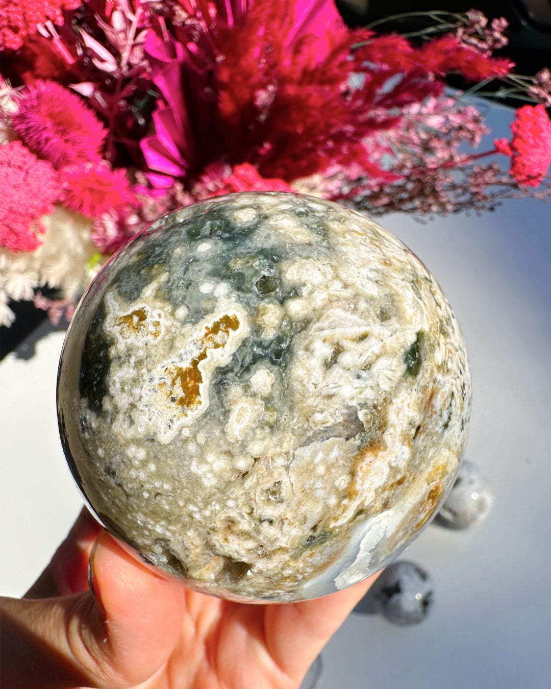 Ocean Jasper Sphere