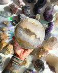 Amethyst Agate Sphere - Large