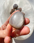 Sunstone & Peach Moonstone Palm Stone - H