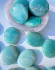 Amazonite Palm Stones