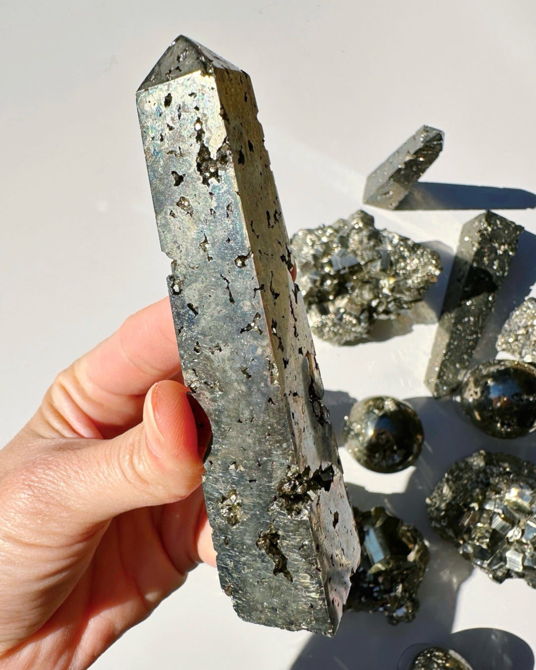 Pyrite Obelisk - Baltic Mermaid