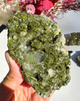 Epidote Quartz Cluster