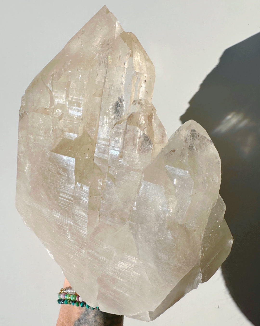 Cathedral Quartz Cluster w/ Albite