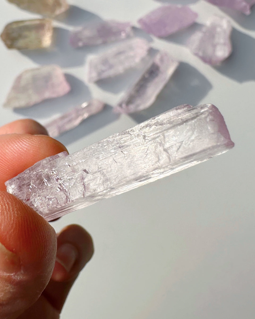 Raw Kunzite