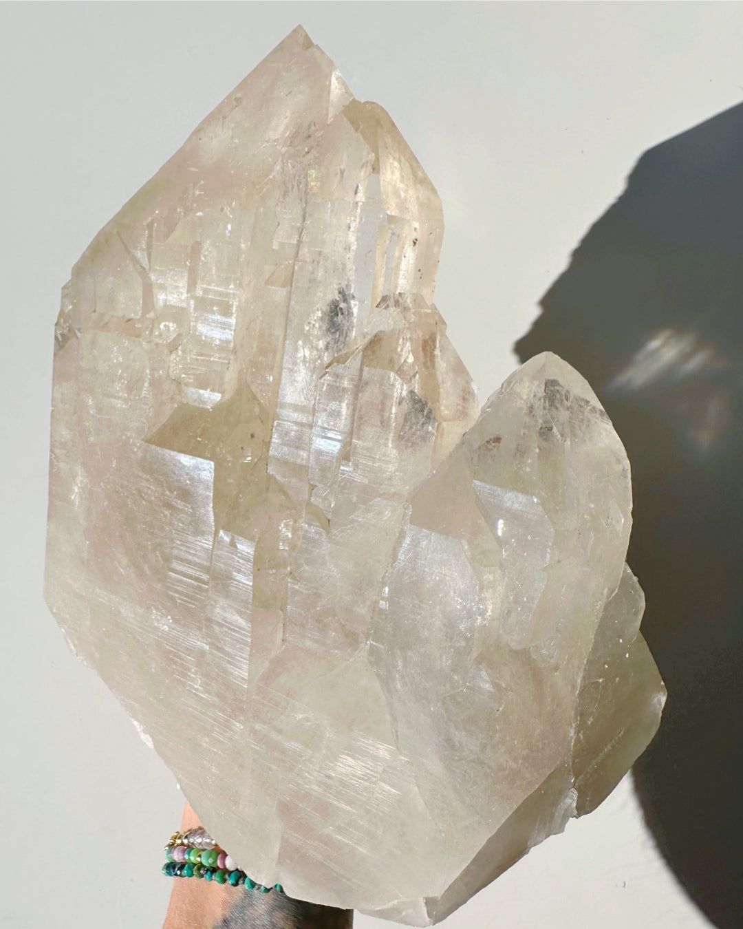 Cathedral Quartz Cluster w/ Albite