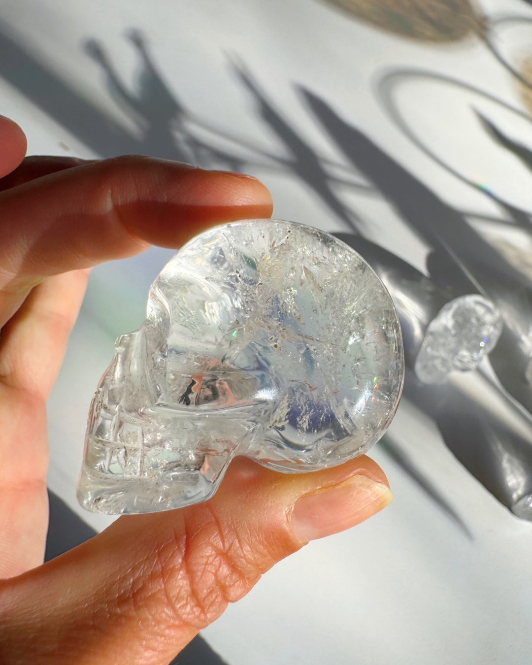 Clear Quartz Skull - Baltic Mermaid