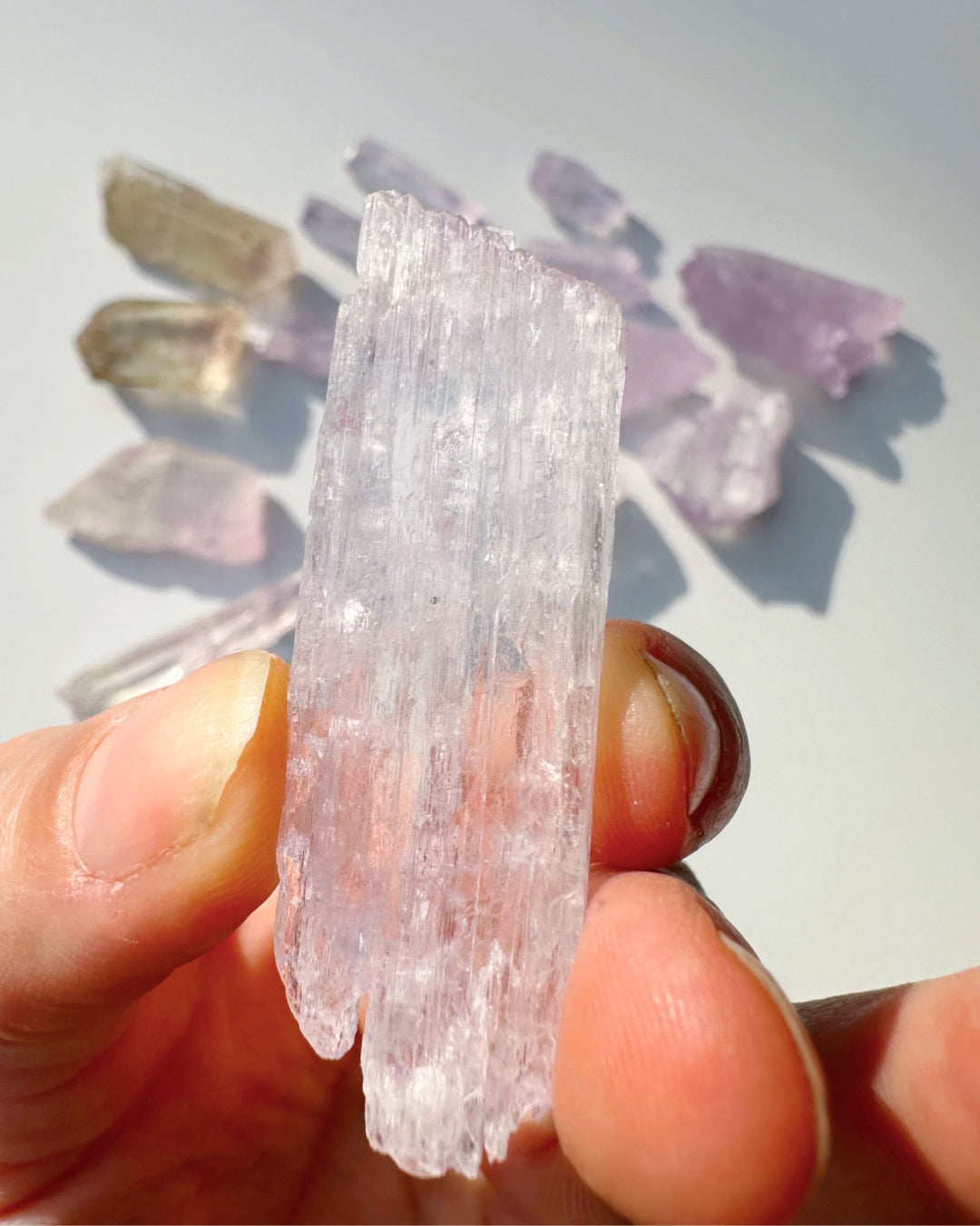 Raw Kunzite