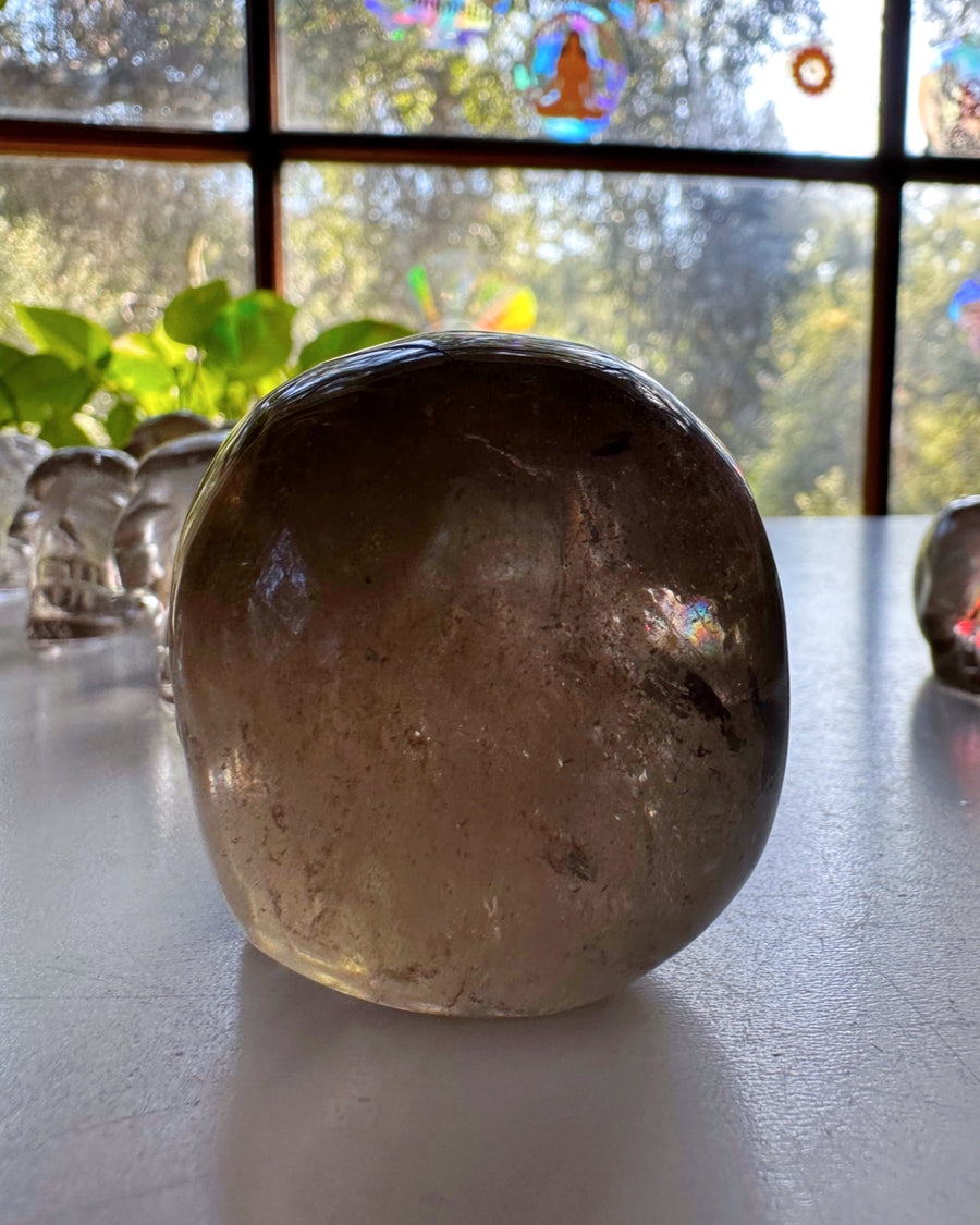 Smoky Quartz Skull - 14