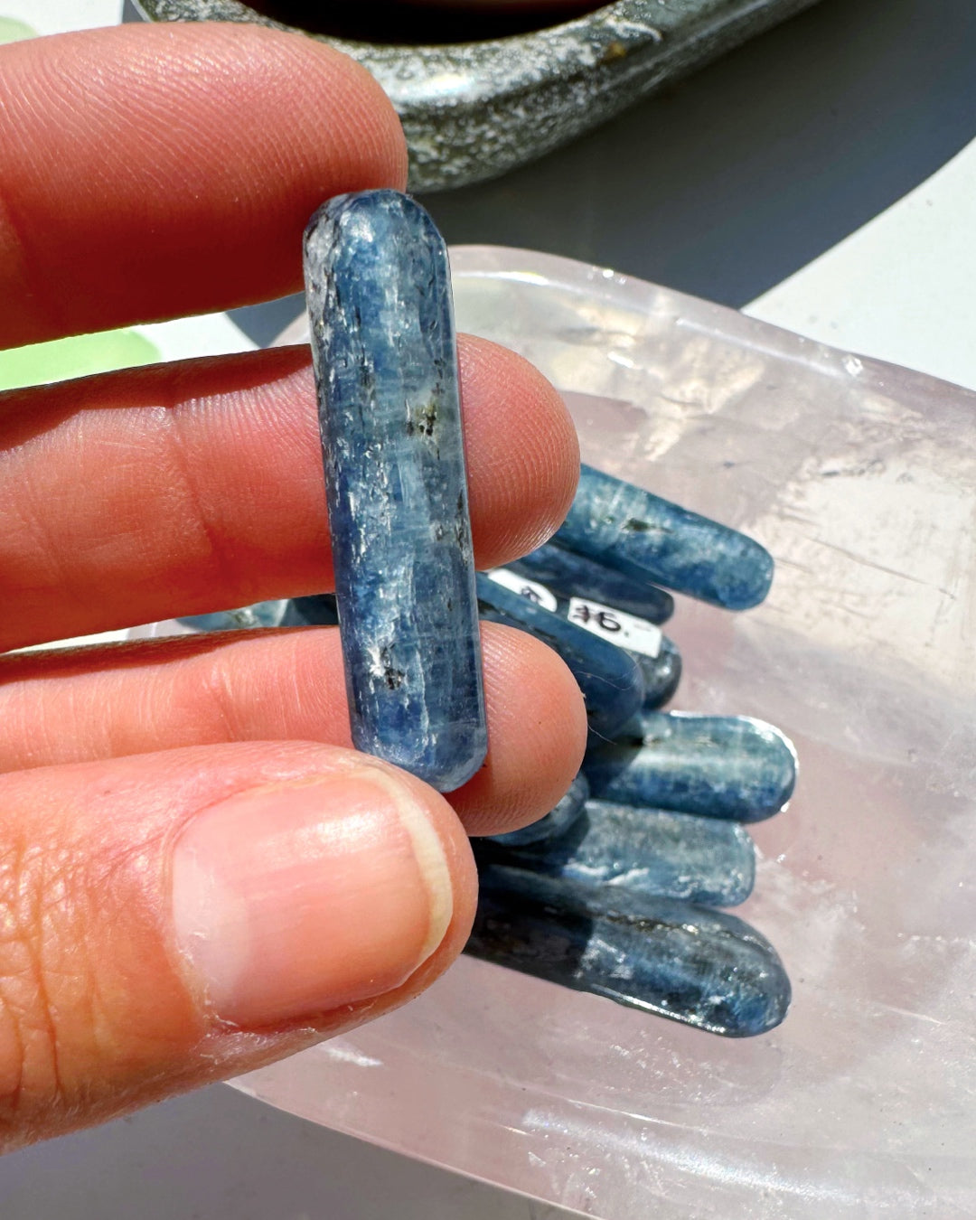 Polished Blue Kyanite Blades - Baltic Mermaid