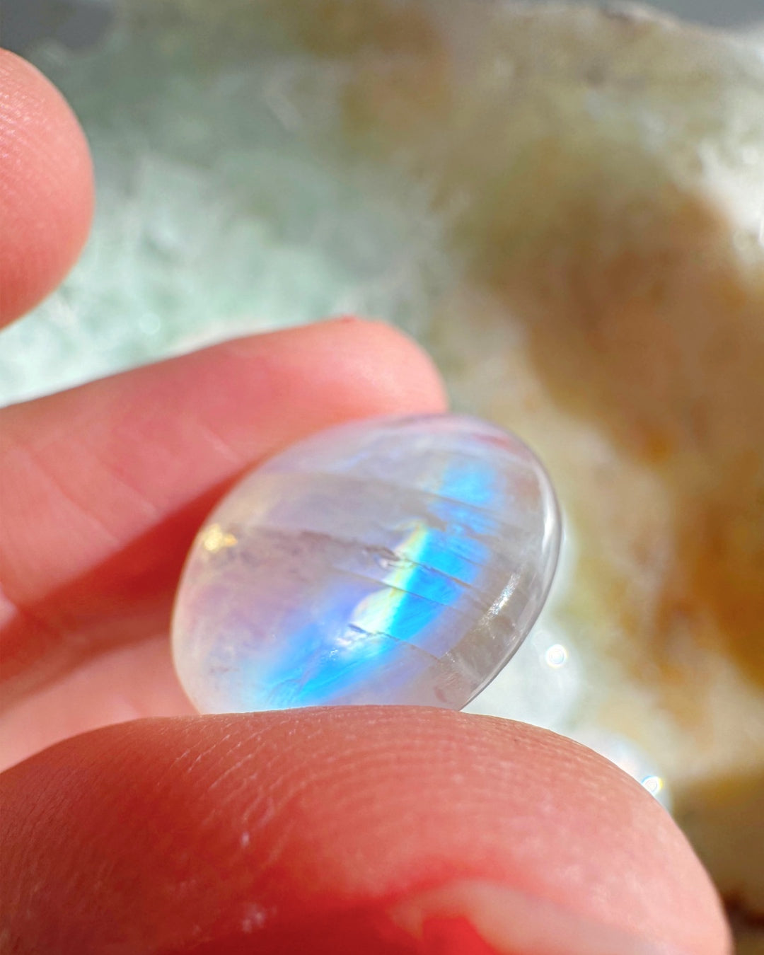 Rainbow Moonstone Polished Stones - AAA - Baltic Mermaid