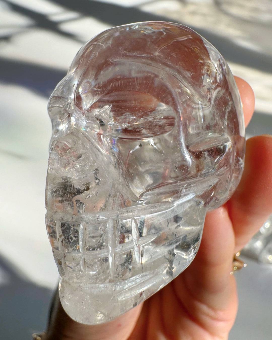 Clear Quartz Skull - Baltic Mermaid