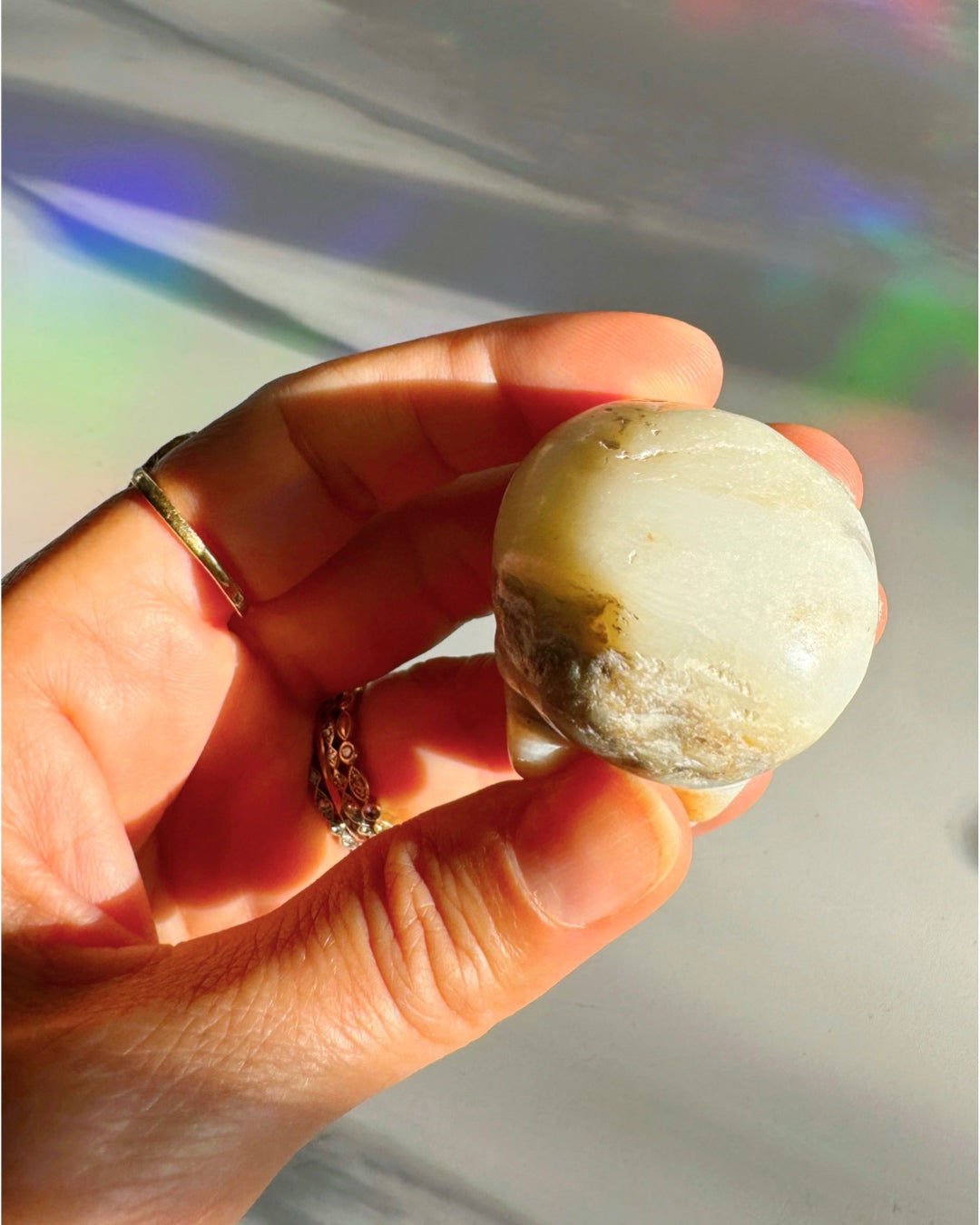 Peruvian Opal Skull - Baltic Mermaid