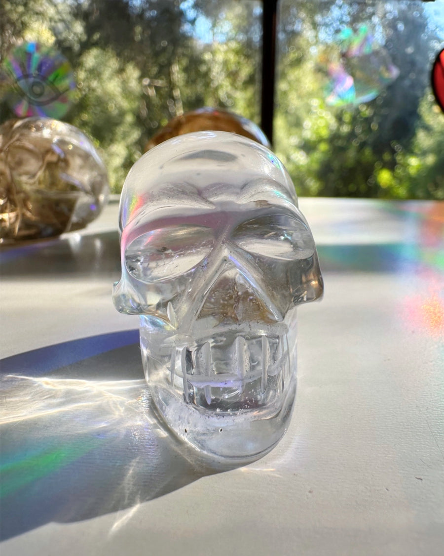 Clear Quartz Skull - 8