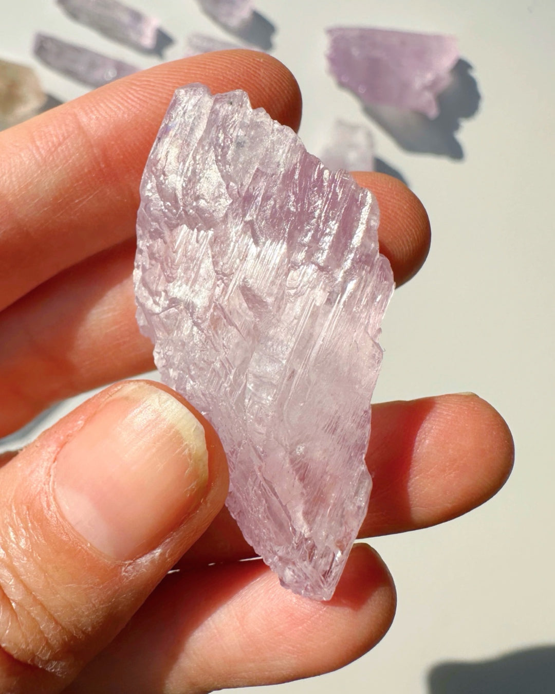 Raw Kunzite